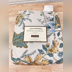 POTTERY BARN Marie Floral Duvet Sz Full/Queen Cottagecore 100% Cotton NOS